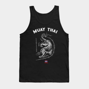 Muay Thai Tiger Sak Yant Tattoo Kickboxing Thailand Tank Top